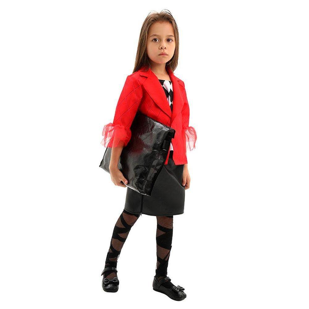 Kids Joker 2 Costume Double Delusion Role Playing Harley Quinn Cosplay Halloween - Ecosfun