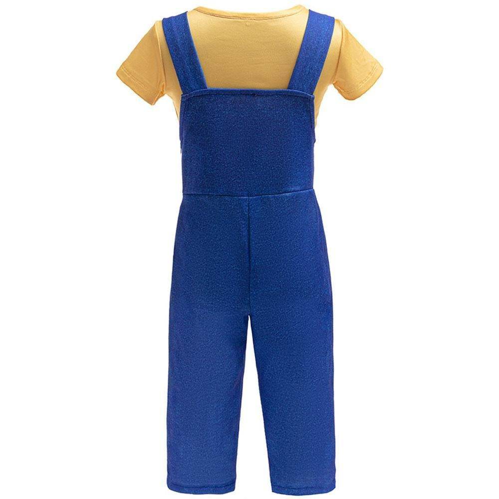 Kids Minions Cosplay Costume Boys' Suspender Outfit for Halloween Parties - Ecosfun