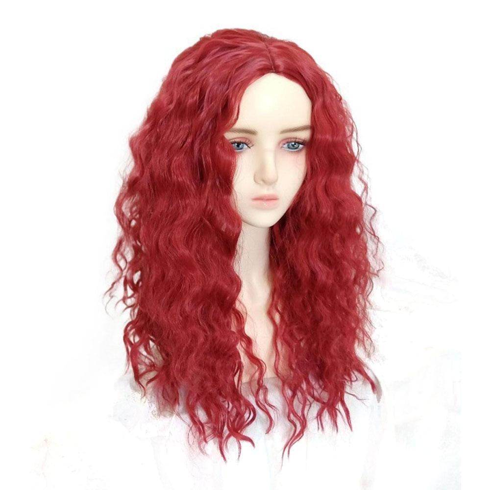 Kids' Uliana Costume Blue and Red Wig - Descendants 4: The Rise of Red - Ecosfun