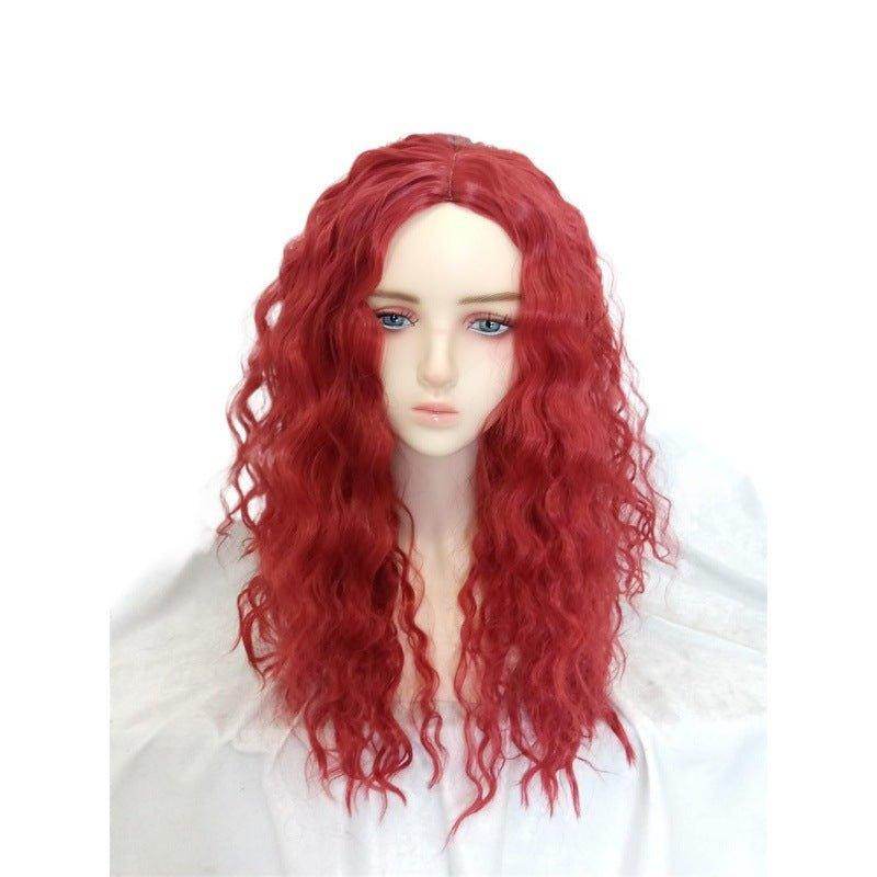 Kids' Uliana Costume Blue and Red Wig - Descendants 4: The Rise of Red - Ecosfun