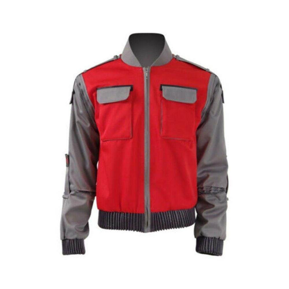 Marty McFly Back to the Future Costume Cosplay Party Carnival Jacket Adult - Ecosfun