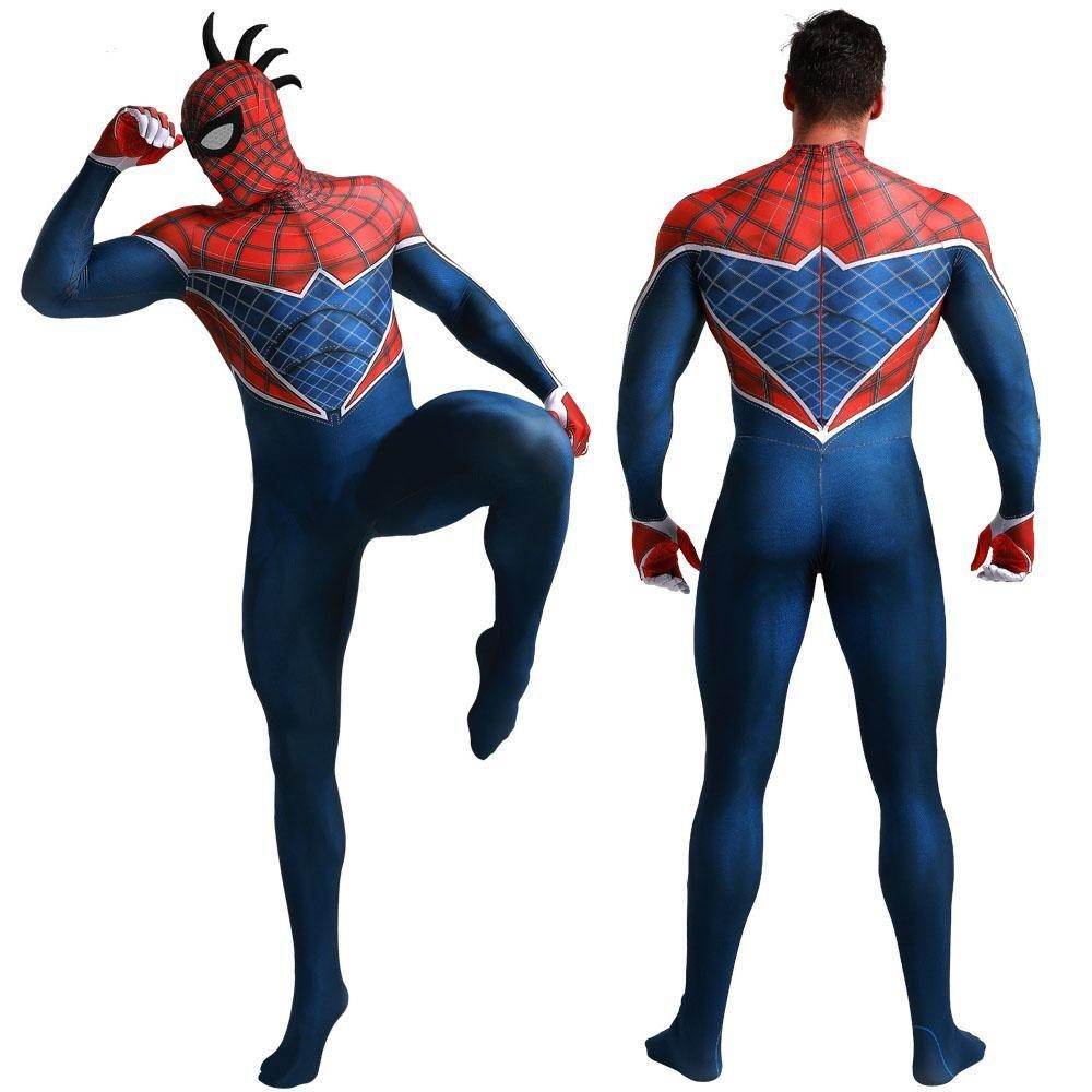 Spider-Man Punk Hobart Brown Cosplay Costume Jumpsuit Across the Spider-Verse Edition - Ecosfun