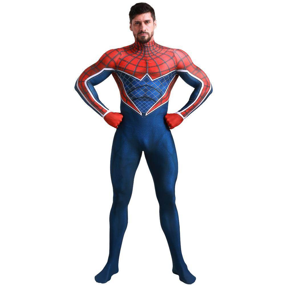 Spider-Man Punk Hobart Brown Cosplay Costume Jumpsuit Across the Spider-Verse Edition - Ecosfun